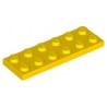 LEGO Peça - Plate 2x6 (Bright Yellow) 1993