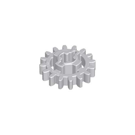 LEGO Peça - Gear wheel Z16, M1 - (cinza claro) 4640536