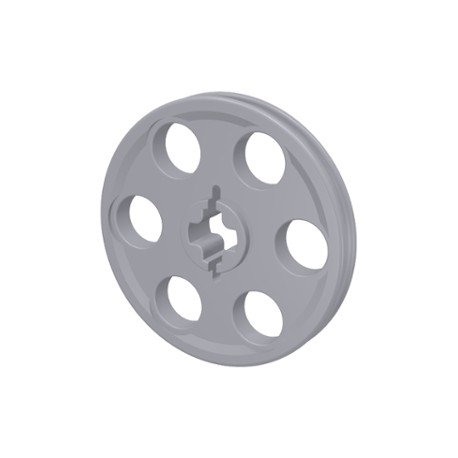 LEGO Peça - Wedge-belt wheel 24mm (cinza claro) 4494222