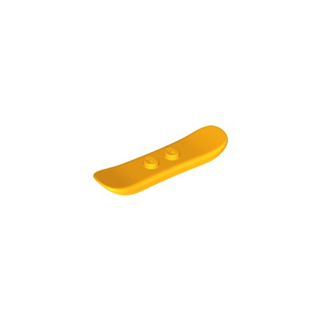 LEGO Peça - Utensil Snowboard Small (Bright Light Orange)