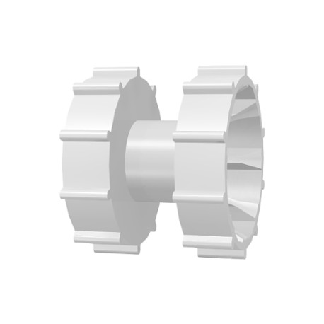 LEGO Peça - Jante para lagarta - (branco) (32007)