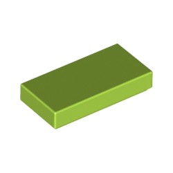 LEGO Peça - Flat tile 1x2 (Bright Yellowish Green - Lime) 2003