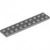 LEGO Peça - Plate 2x10 (Medium Stone Grey) 4211462