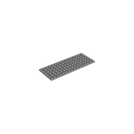 LEGO Peça - Plate 6x16 (Medium Stone Grey) 2002