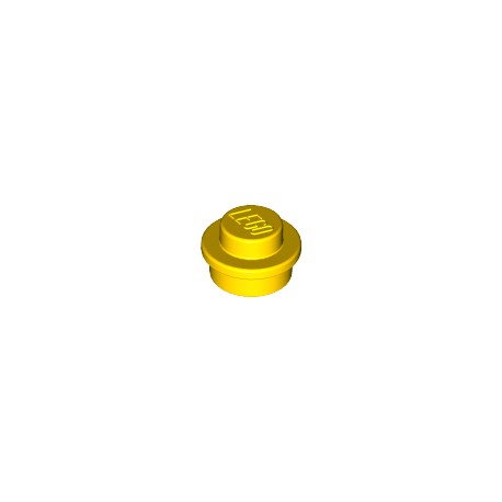 LEGO Peça - Round Plate 1x1 (Bright Yellow) 614124