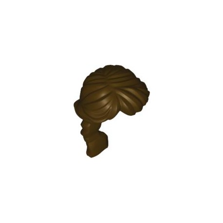LEGO Peça - Mini figure - woman s hair braid - (castanho) 4581313