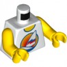 LEGO Peça - Mini figure - t shirt wind surf - 4275606
