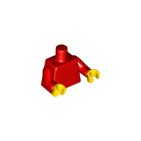 LEGO Peça - Mini figure - shirt - (vermelha)