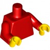 LEGO Peça - Mini figure - shirt - (vermelha)