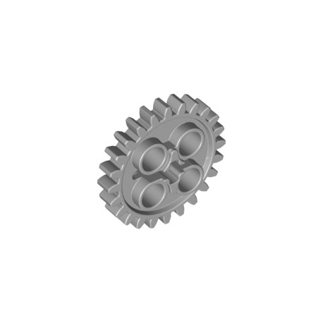 LEGO Peça - Roda p/engrenagem T24 "dentes" (cinza claro) 4211565