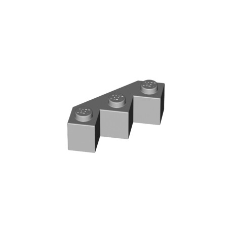 LEGO Peça - Facet brick 3x3x1 (Medium Stone Grey) 2004