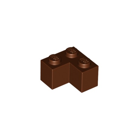 LEGO Peça - Brick corner 1x2x2 (Reedish Brown) 4211200