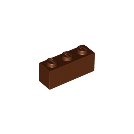 LEGO Peça - Brick 1x3 (Reedish Brown) 4211220