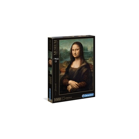 PUZZLE - "Mona Lisa" Museum Collection Leonardo (1000pcs) - 31413
