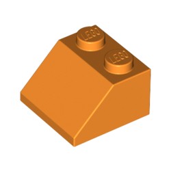 LEGO Peça - Roof Tile 2x2/45º (Bright Orange) 1999