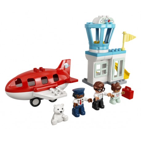 LEGO DUPLO - Avião e Aeroporto (28 pcs) 2021