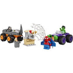 LEGO Super Heroes - Confronto de Camiões Hulk vs. Rhino (110 pcs) 2022