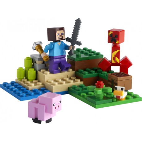 LEGO Minecraft - A Emboscada do Creeper™ (72 pcs) 2022