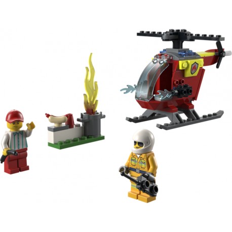 LEGO City Fire - Helicóptero de Combate ao Fogo (53 pcs) 2022