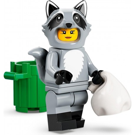 LEGO MINIFIGURE - 22ª Série "Racoon Costume Fan" - 2022