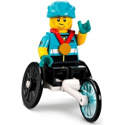 LEGO MINIFIGURE - 22ª Série "Wheelchair Racer" - 2022