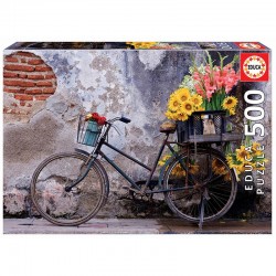 PUZZLE - Bicicleta com flores (500pcs)